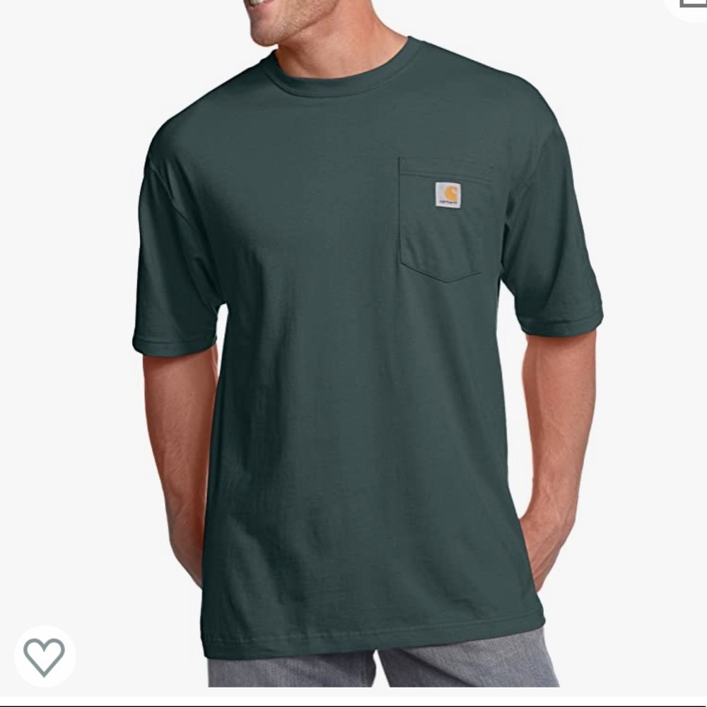 Mens carhartt short sleeve work shirt